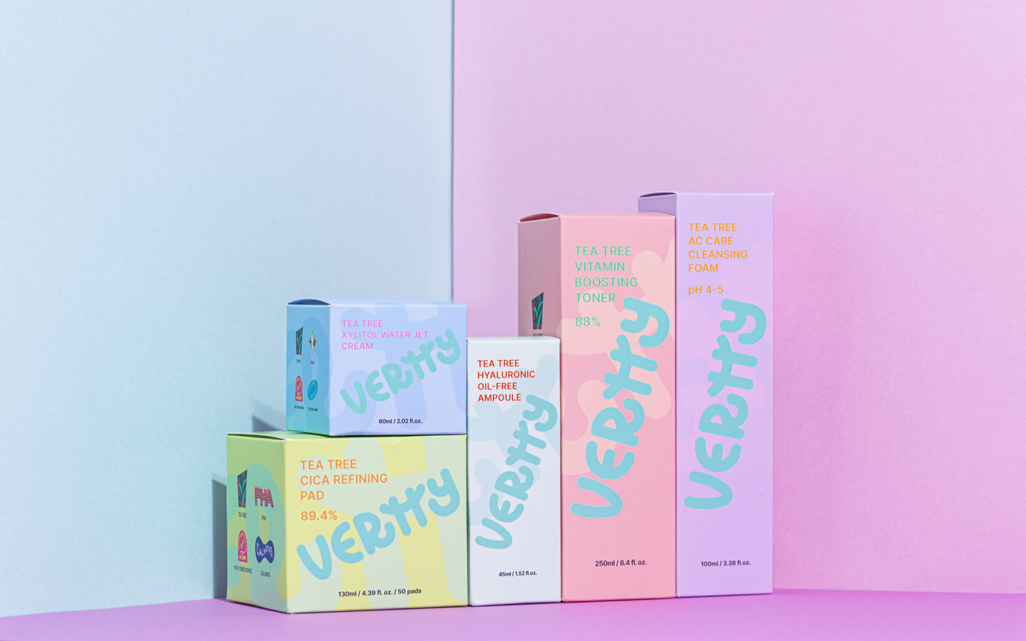 10 VERTTY Tea Tree Xylitol Water Jet Cream
