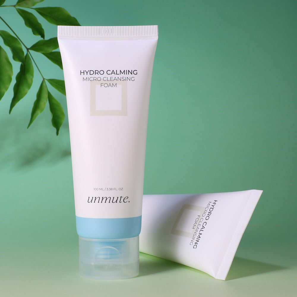 10 unmute Hydro Calming Micro Cleansing Foams