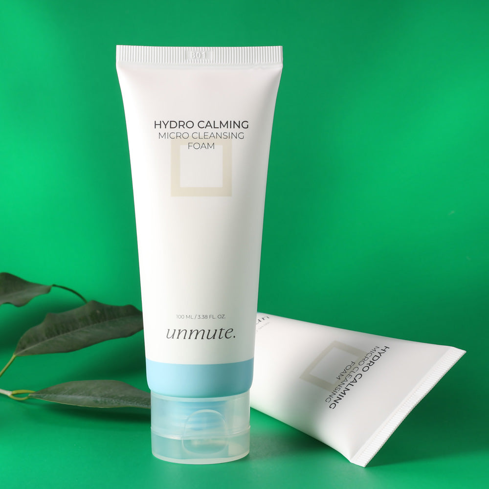 10 unmute Hydro Calming Micro Cleansing Foams