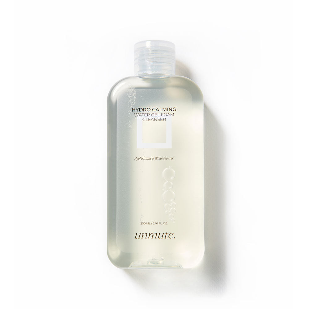 10 unmute Hydro Calming Water Gel Foam Cleansers
