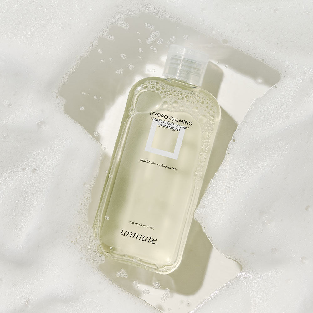 10 unmute Hydro Calming Water Gel Foam Cleansers